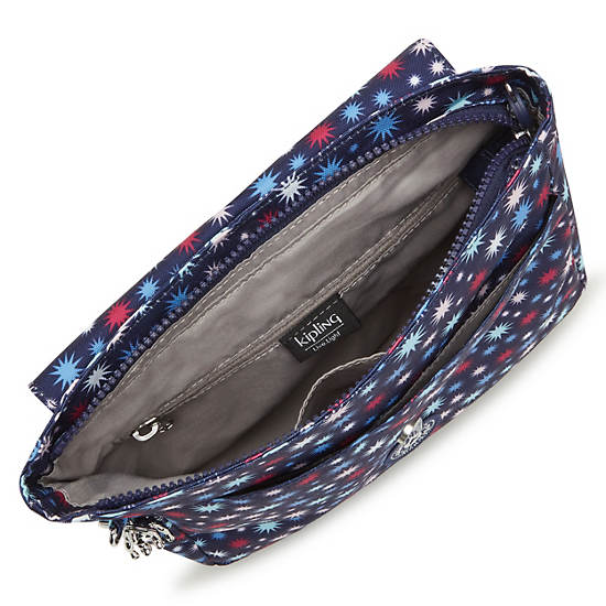 Kipling Dannie Printed Small Rygsække Blå | DK 1547AH